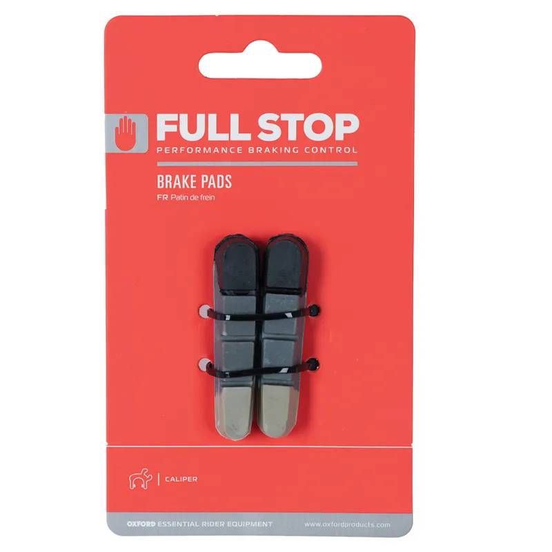 Oxford Fullstop 55mm Triple Compound Road Brake Inserts in Black