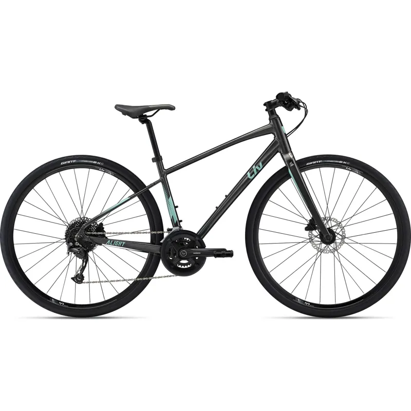 2022 Liv Alight 1 DD Disc Womens Hybrid Bike in Dark Grey