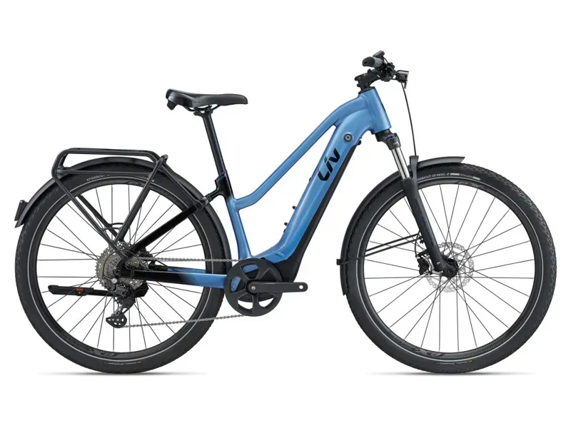Liv Amiti E+ Hybrid style electric bike with 625Wh battery