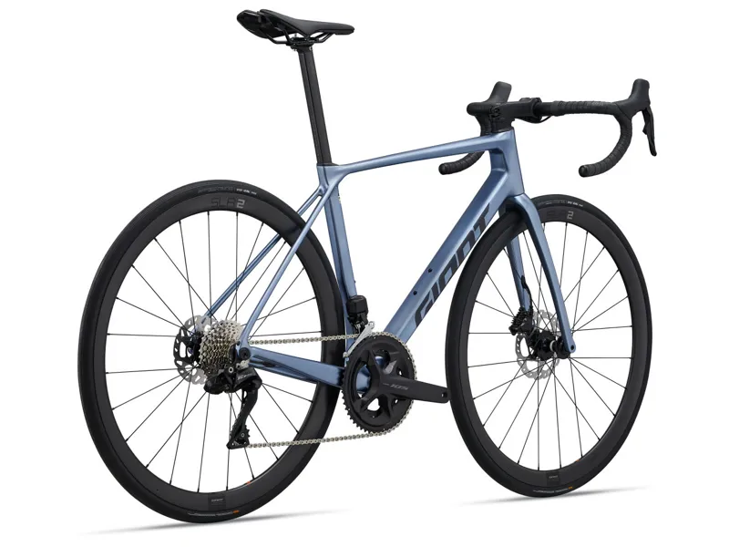 Giant TCR Advanced 0 105 Di2 Road Bike In Gloss Frost Silver-1