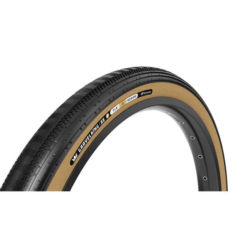 Panaracer Gravelking Semi Slick R-Line Tlr Gravel Tyre Black/Amber