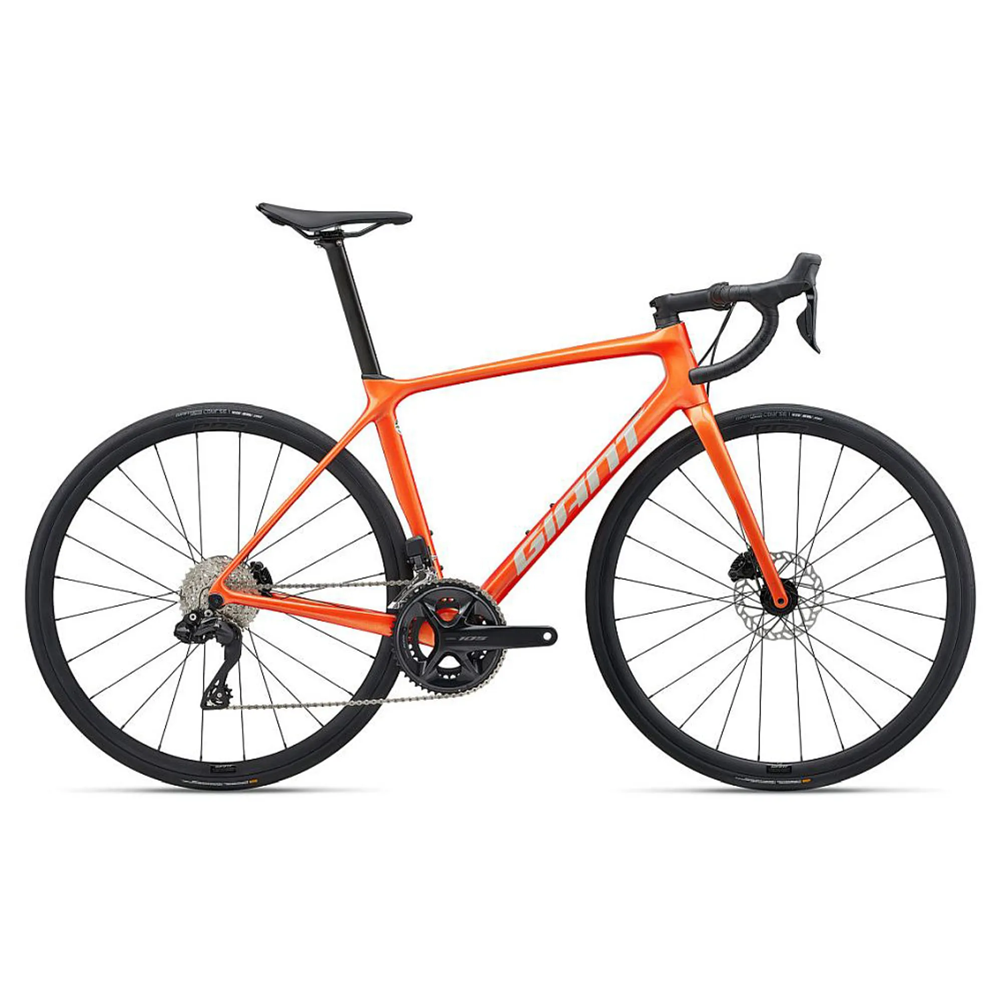 tcr advanced carbon road bike 105 di2 moonglu ripon