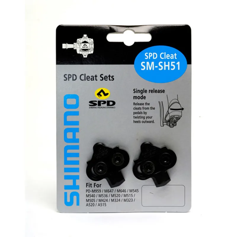 Shimano SH51 Single Release Cleat set 