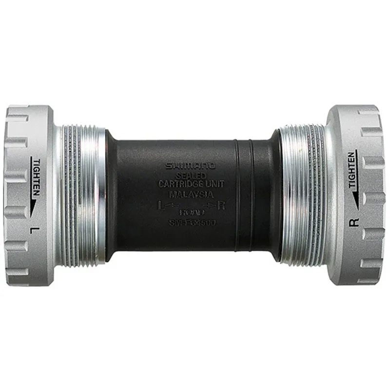 Shimano RS500 HTII Bottom Bracket Cups English Thread in Silver