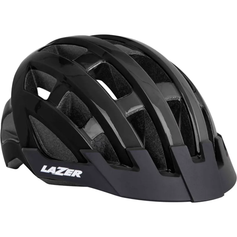 Lazer Compact 54-61cm Adult Uni Fit Cycling Helmet In Black