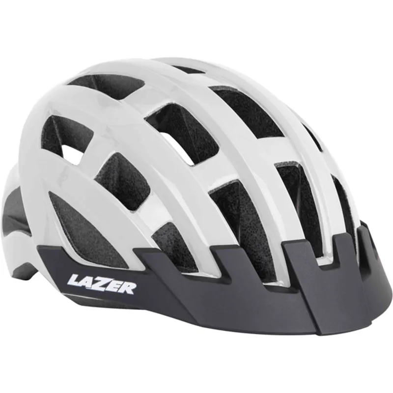 Lazer Compact 54-61cm Adult Uni Fit Cycling Helmet In White