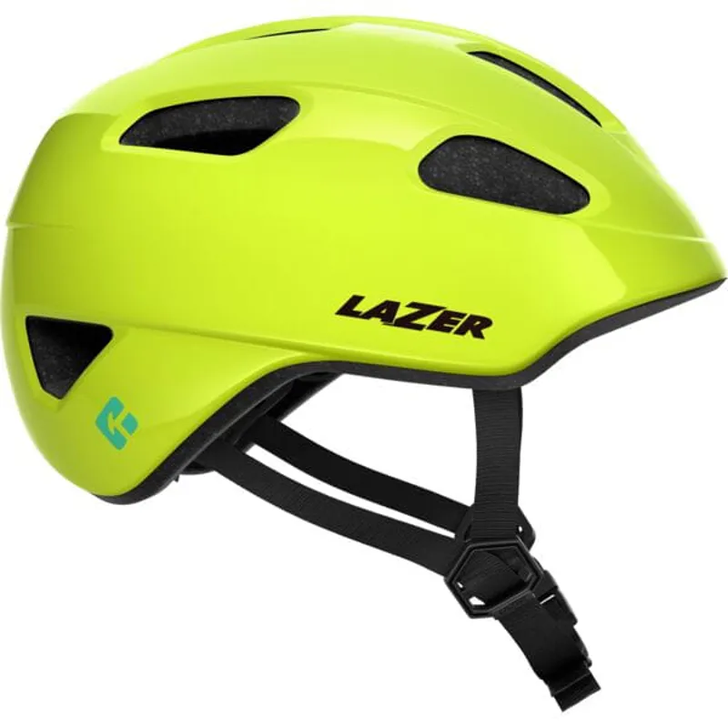 Lazer NutZ KinetiCore Kid s Helmet in Flash Yellow