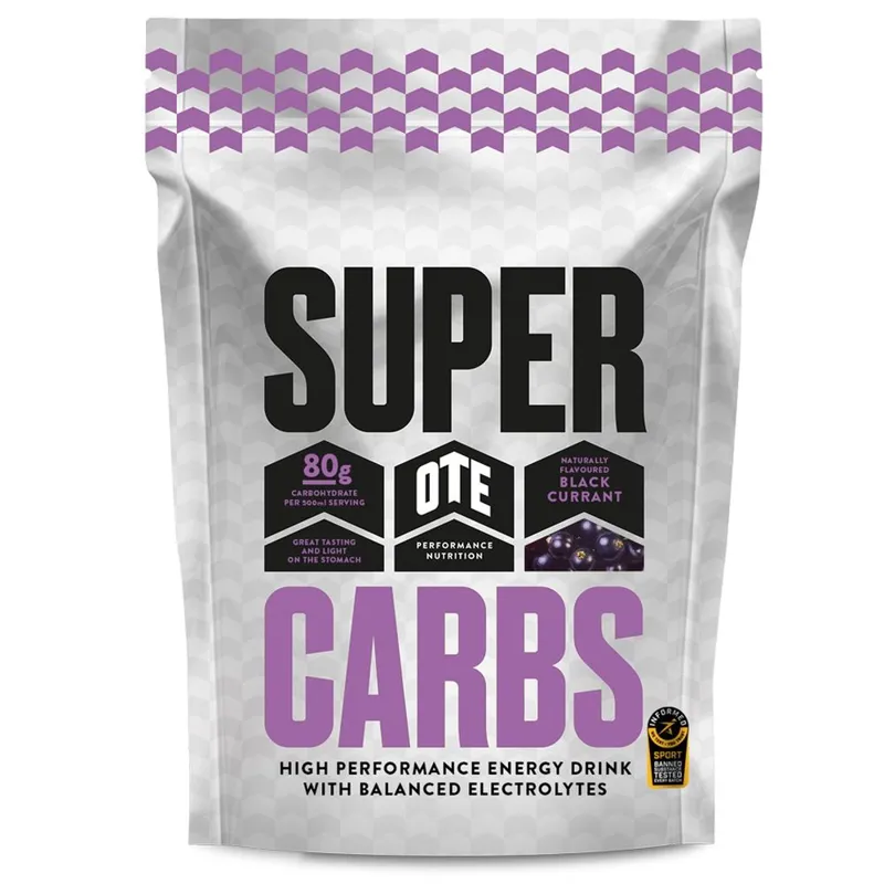 OTE Super Carbs High Performance Energy Drink Blackcurrant 850g