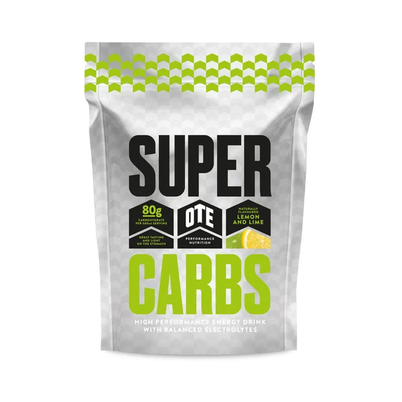 OTE Super Carbs High Performance Energy Drink Lemon and Lime 850g