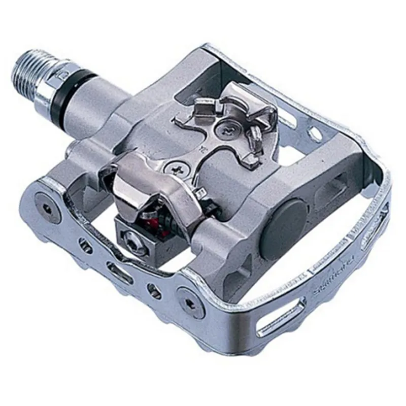 Shimano M324 Single Sided Leisure and Commute SPD Pedals in Silver