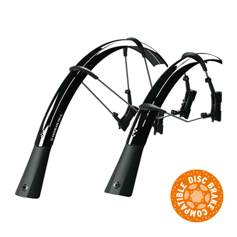 SKS Raceblade Pro XL Road Disc Clip On Mudguard Set In Black