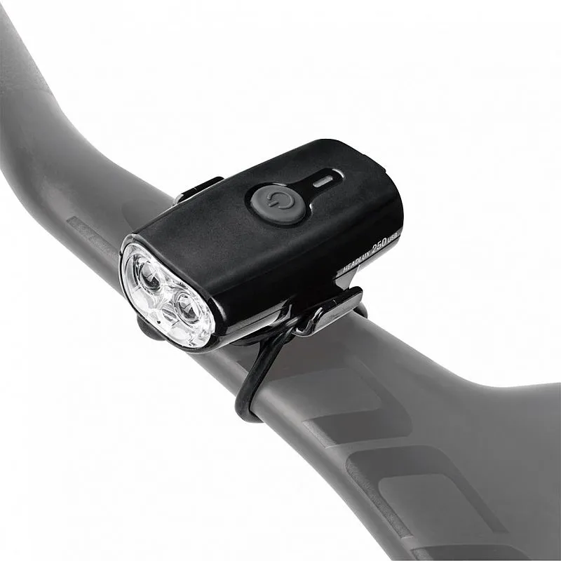 Topeak Headlux 250 Lumen USB Front Light in Black-1