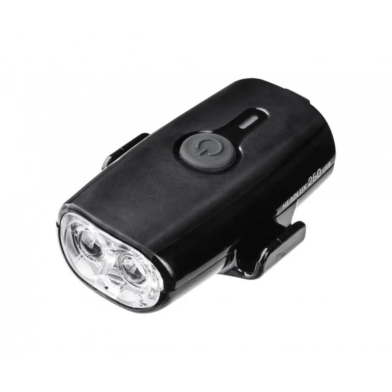 Topeak Headlux 250 Lumen USB Front Light in Black
