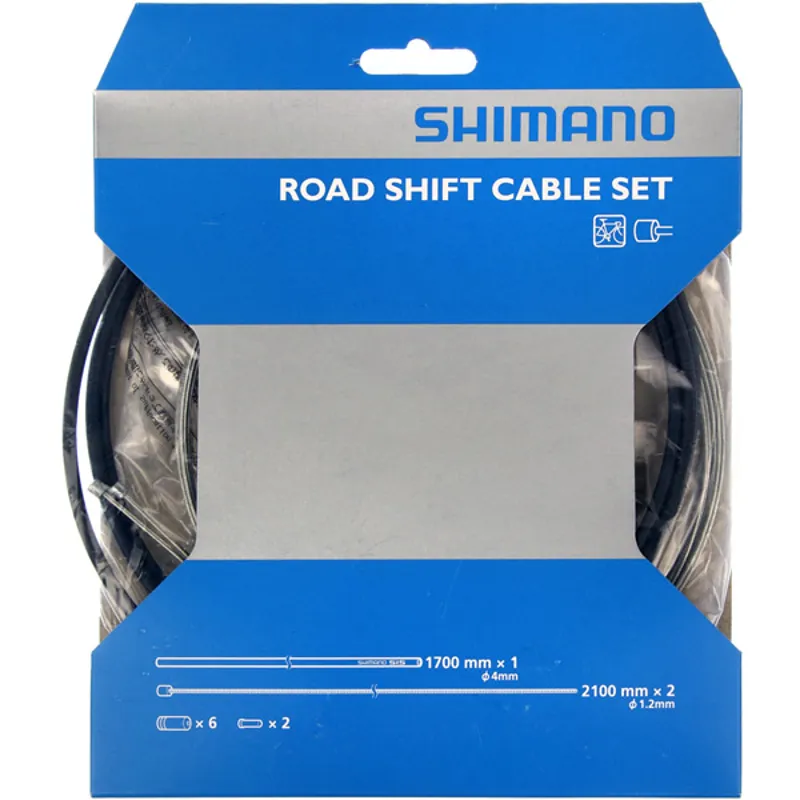 Shimano Road Front and Rear Gear Cable Set