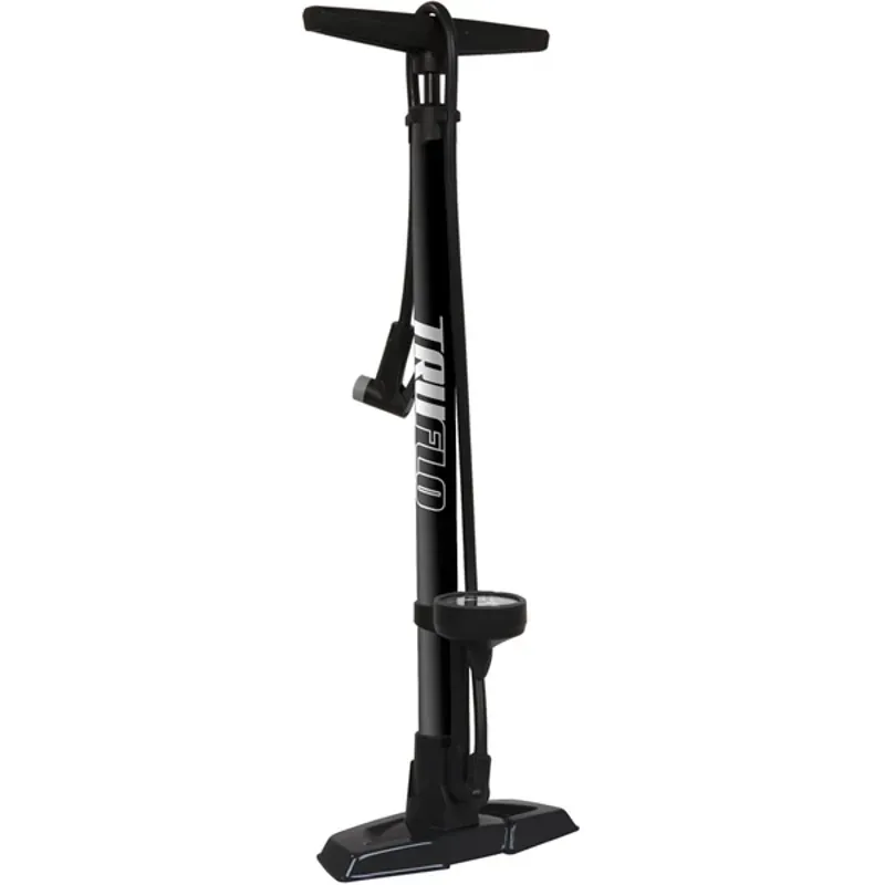 Truflo Easitrax 4 Floor Pump in Black
