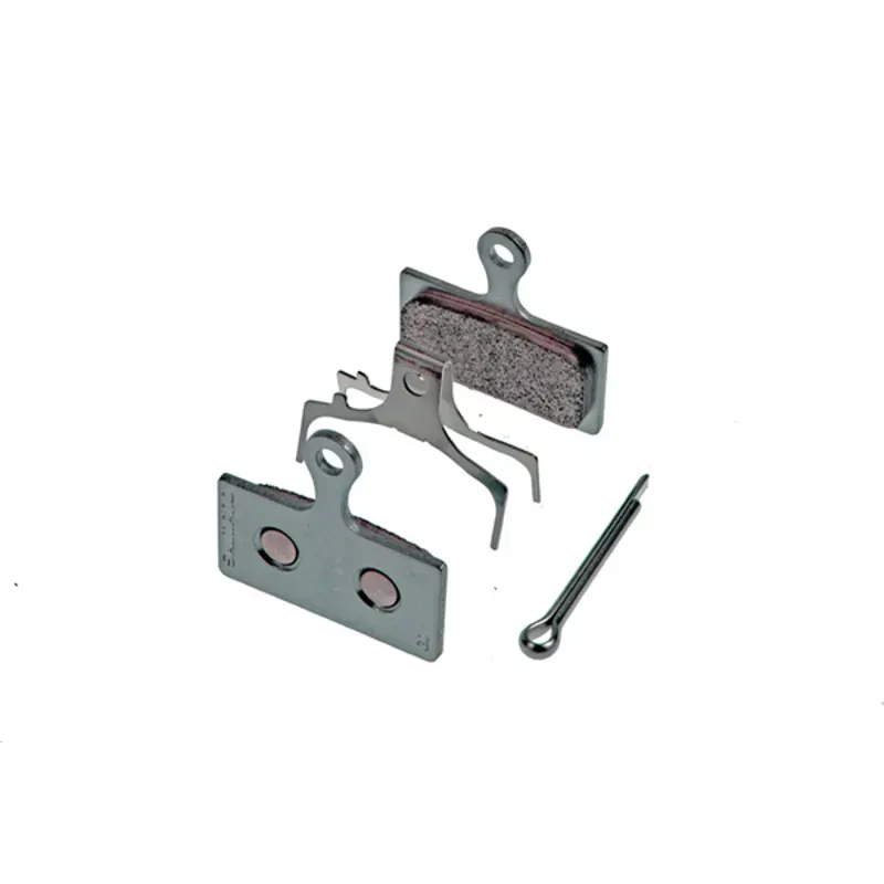 Shimano Spares BRBX G03S Resin Pad and Spring Steel Back in Silver-1