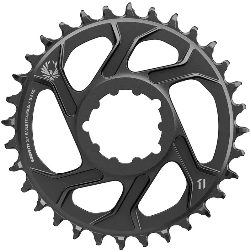 SRAM Chain Ring X-SYNC 2 Direct Mount 3mm Offset Boost Alum Eagle: BLACK 12spd 3-1