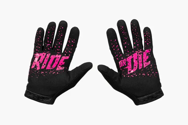 Muc-Off Youth Rider Gloves In Red Hot Chilli Pepper-1